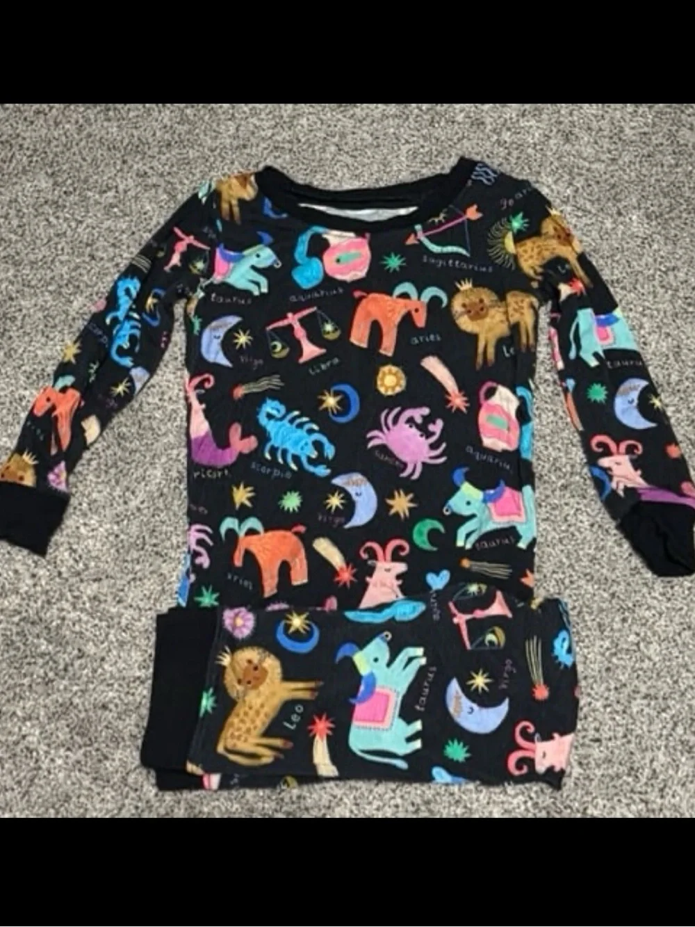 Little sleepies star signs pajama set 12/18